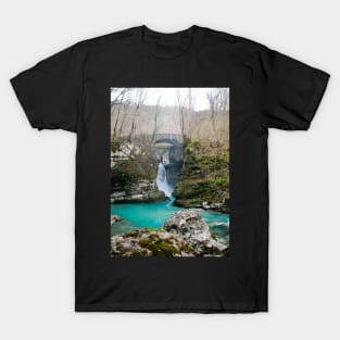 Waterfall on Kozjak River T-Shirt